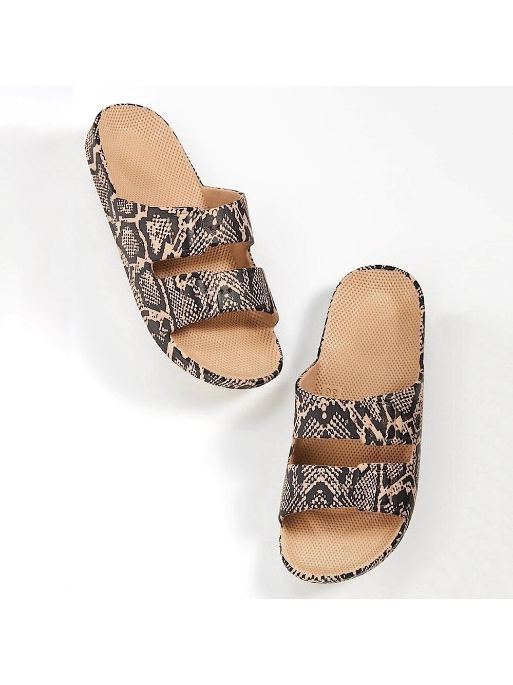 Freedom Moses Two Band Slide Sandals